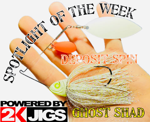 2K SPOTLIGHT JIG! DEPOSIT SPIN! GHOST SHAD!