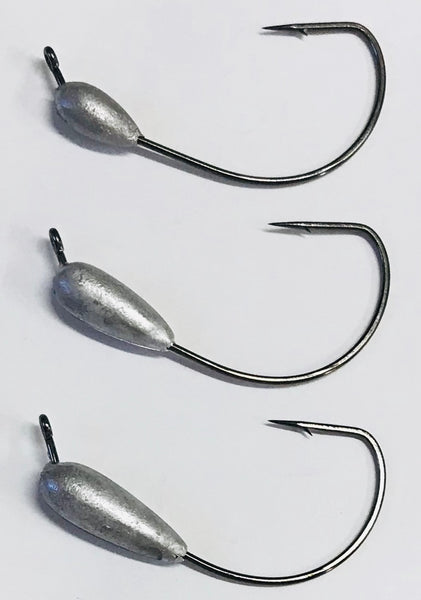 8 Pack) Stupid Tapered Tube Jigs 60 degree, extra wide gap 1/8oz
